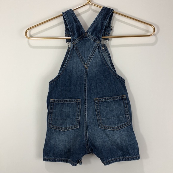 Gap Denim 12-18 months shorts overalls - Picture 4 of 4